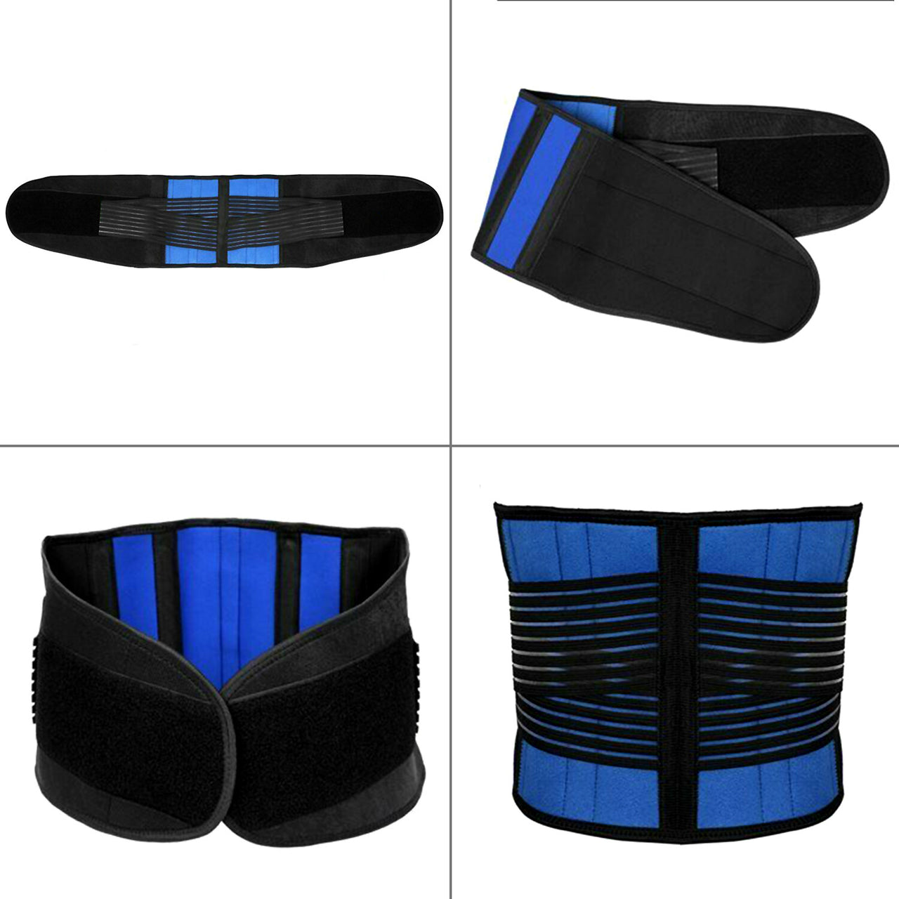 Adjustable Lumbar Support Lower Waist Back Belt Brace Pain Relief for Men Women