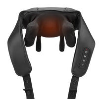 Thumbnail for Black Shiatsu Neck Back Kneading Massage, Deep Tissue Relief, Portable and Lightweight