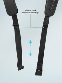 Thumbnail for Black Shiatsu Neck Back Kneading Massage, Deep Tissue Relief, Portable and Lightweight