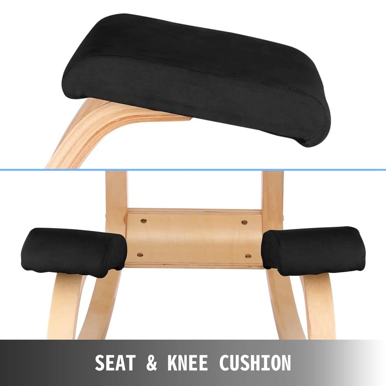 Ergonomic Kneeling Chair Beech Wood Ergonomic Kneeling Office Chair Perfect for Body Shaping and Relieving Stress