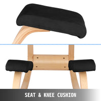 Thumbnail for Ergonomic Kneeling Chair Beech Wood Ergonomic Kneeling Office Chair Perfect for Body Shaping and Relieving Stress
