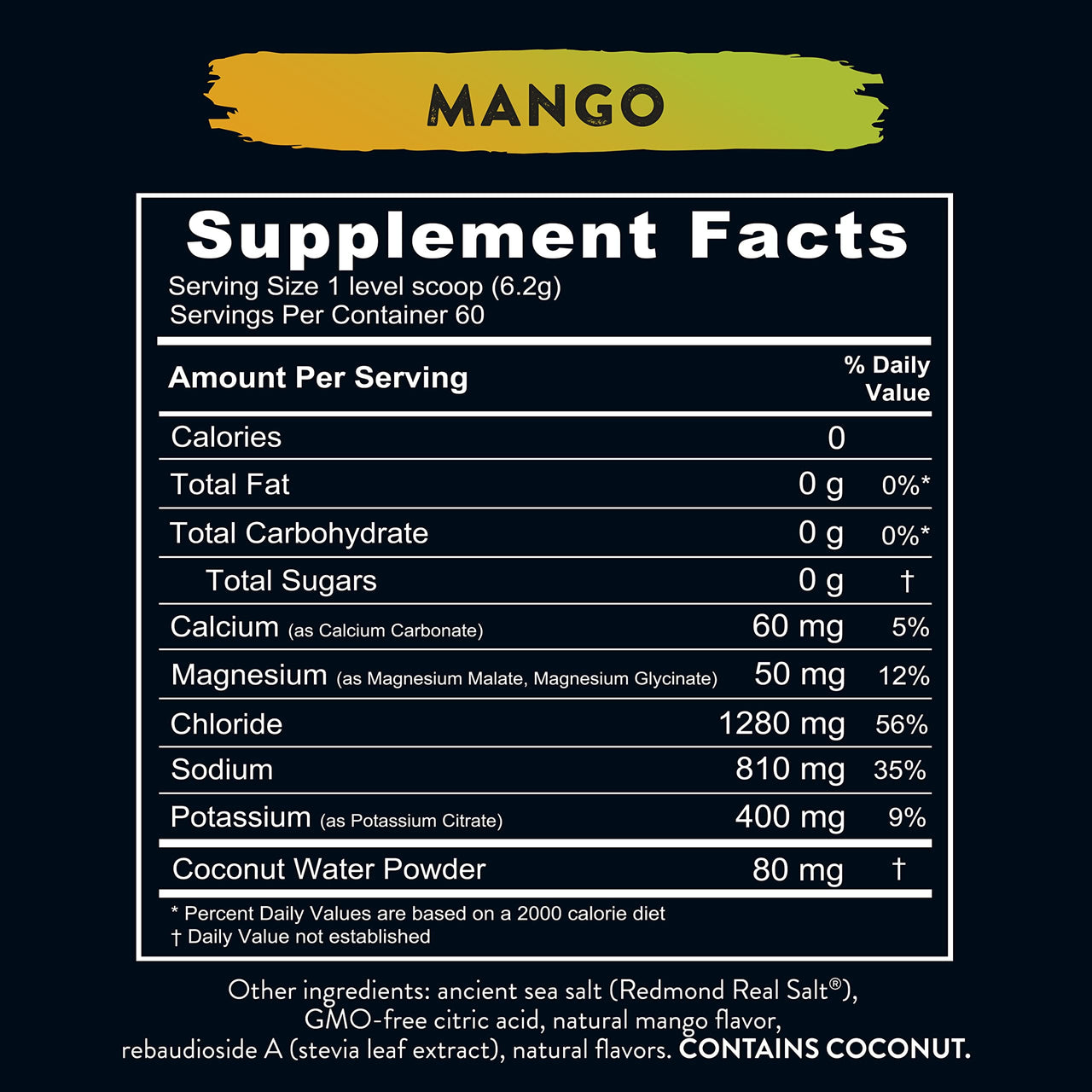 Re-Lyte Hydration Electrolyte Powder Mix (Mango)