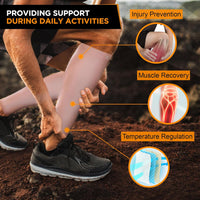Thumbnail for Compression Calf Sleeve for Men & Women – 20-30Mmhg Graduated Support for Running, Shin Splints, Calf Strain – Knee High, Small to 6XL plus Size