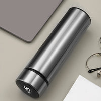 Thumbnail for Water Bottle with LED Temperature Display,Double Walled Vacuum Insulated Water Bottle,Stainless Steel Sports Automotivetravel Mug