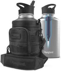 Thumbnail for Half Gallon 64Oz Water Bottle with Straw Lid Filter System + Carrying Strap Bag
