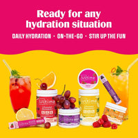 Thumbnail for Hydration Electrolyte Drink Mix Packets, Keto Sugar-Free Cherry Pomegranate 20 Ct