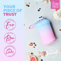 Thumbnail for Insulated Water Bottle 2.2 L Black Neoprene with Carry Handle & Leakproof Cap