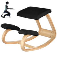 Thumbnail for Ergonomic Kneeling Chair Beech Wood Ergonomic Kneeling Office Chair Perfect for Body Shaping and Relieving Stress