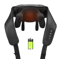 Thumbnail for Black Shiatsu Neck Back Kneading Massage, Deep Tissue Relief, Portable and Lightweight