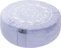 Thumbnail for Meditation Cushion - Comfortable Floor Pillow - Traditional Tibetan Meditation Pillow with Beautiful Velvet Cover - Large Floor Cushion Seating for Adults - Premium Yoga Buckwheat Bolster