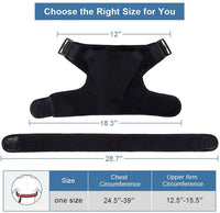 Thumbnail for Shoulder Brace for Torn Rotator Cuff, AC Joint Pain Relief - Arm Immobilizer Wrap,Recovery Shoulder Brace, Ice Pack Pocket, Stability Strap, Recovery Shoulder Brace, Ice Pack Pocket, Stability Strap