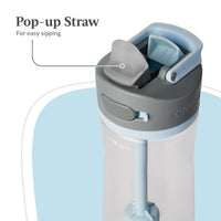 Thumbnail for 24 Oz. Wells Plastic Filter Water Bottle, White