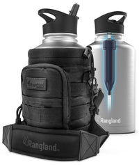 Thumbnail for Half Gallon 64Oz Water Bottle with Straw Lid Filter System + Carrying Strap Bag