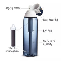 Thumbnail for Brita Water Bottle Plastic Water Bottle with Water Filter
