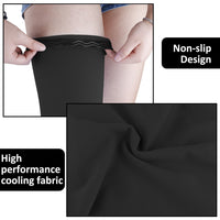 Thumbnail for Leg Brace Knee Thigh High Compression Sleeve Socks Stockings Support Pain Relief