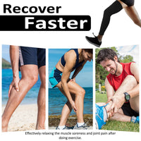 Thumbnail for Leg Brace Knee Thigh High Compression Sleeve Socks Stockings Support Pain Relief