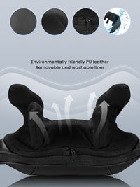 Thumbnail for Black Shiatsu Neck Back Kneading Massage, Deep Tissue Relief, Portable and Lightweight