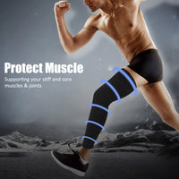 Thumbnail for Leg Brace Knee Thigh High Compression Sleeve Socks Stockings Support Pain Relief