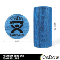 Thumbnail for Cando Blue Marble High Density EVA Foam Roller for Muscle Restoration, Massage Therapy, Sport Recovery, and Physical Therapy. 6
