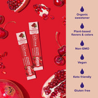 Thumbnail for Hydration Electrolyte Drink Mix Packets, Keto Sugar-Free Cherry Pomegranate 20 Ct