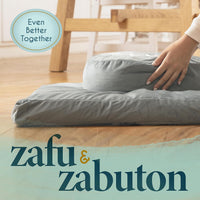 Thumbnail for Meditation Mat Zabuton, Velvet Floor Cushions for Sitting, Meditation Cushions and Pillows with 100% Cotton Insert, Yoga Cushion for Women and Men