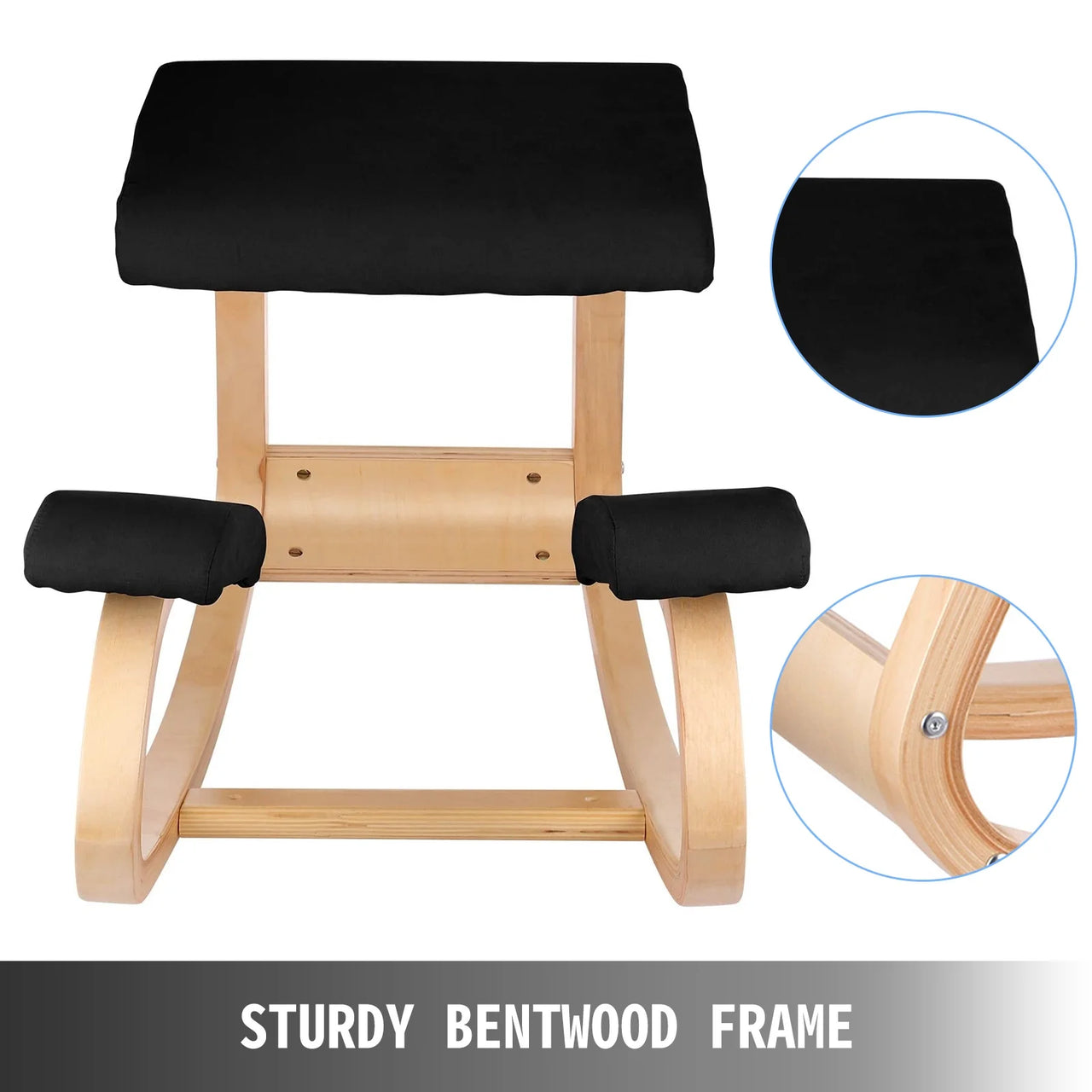 Ergonomic Kneeling Chair Beech Wood Ergonomic Kneeling Office Chair Perfect for Body Shaping and Relieving Stress