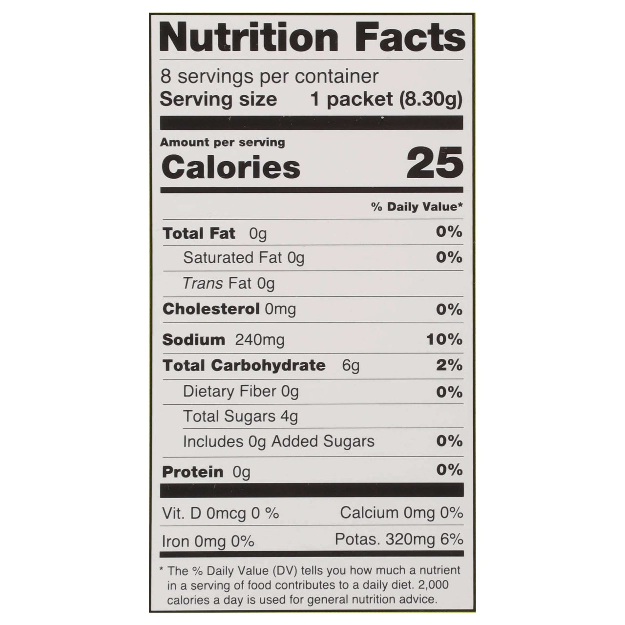 Plant Based Electrolyte Mix | Powder for Dehydration Relief | Made with Coconut Water | Non-Gmo | No Added Sugar | FSA & HSA | Vegan | Paleo Friendly | Box of 8 Packets - Lime