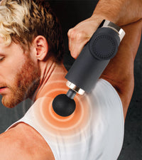 Thumbnail for Power Pulse Deep Tissue Percussion Muscle Massager - Touch Control, 3 Modes, 99 Speeds & 10 Attachments