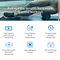 Thumbnail for Wave Roller High-Density Firm Foam Roller for Body & Large Muscles - Bluetooth Enabled