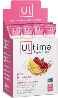 Thumbnail for Electrolyte Hydration Powder, Pink Lemonade, 20 Count Stickpacks - Sugar-Free, 0 Calories, 0 Carbs - Gluten-Free, Keto, Non-Gmo, Vegan -Magnesium, Potassium, Calcium, Sodium