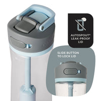 Thumbnail for 24 Oz. Wells Plastic Filter Water Bottle, White