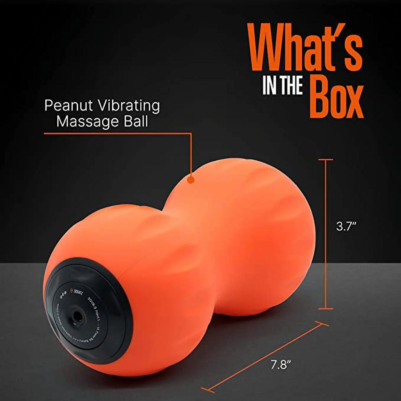 Peanut Wireless Vibrating Massage Ball 3 Vibration Intensity Levels, 2 to 5 Hours Power Life